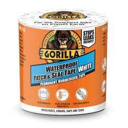  Gorilla WATERPROOF PATCH & SEAL TAPE Fehér 3m x 100mm Vízálló Foltozó/Tömítő Ragasztószalag