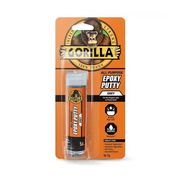 Gorilla Epoxy Putty Kétkomponensű Epoxi Gyurma 56g
