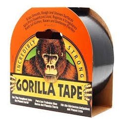   Gorilla Tape Black 32m x 48mm Fekete Extra Erős Ragasztószalag