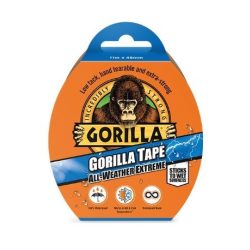   Gorilla Tape All Weather Extreme Fekete Extrém Erős Ragasztószalag 11m x 48mm