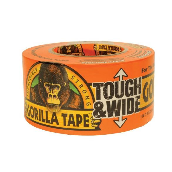 Gorilla Tape Tough & Wide 27m x 73mm Fekete Extra Erős Ragasztószalag
