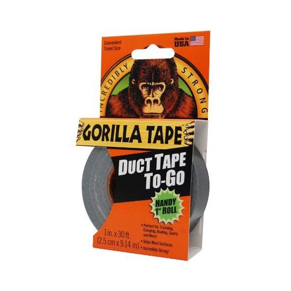 Gorilla Tape Handy Roll 9,14m x 25mm Fekete Extra Erős Ragasztószalag