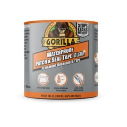   GORILLA WATERPROOF PATCH & SEAL TAPE ÁTLÁTSZÓ 2,4M X 100MM VÍZÁLLÓ FOLTOZÓ/TÖMÍTŐ RAGASZTÓSZALAG