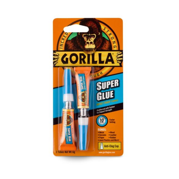 Gorilla Super Glue Pillanatragasztó 2x3g