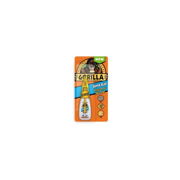 GORILLA Glue BRUSH & NOZZLE pillanatragasztó 12g, beépített ecsettel