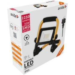 Avide LED Reflektor Slim SMD 30W állványos 1.5m NW 4000K