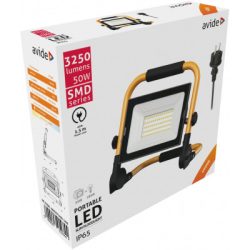 Avide LED Reflektor Slim SMD 50W állványos 1.5m NW 4000K