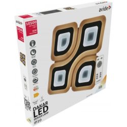   Avide Design Mennyezeti Lámpa Dakar 95W(47.5+47.5) RF Távirányítóval