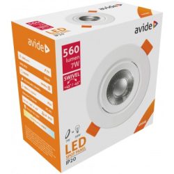 Avide LED Beépíthető Spot 38° Kerek 7W NW 4000K