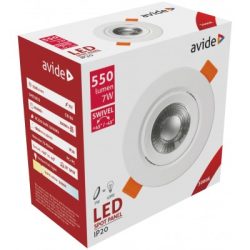 Avide LED Beépíthető Spot 38° Kerek 7W WW 3000K